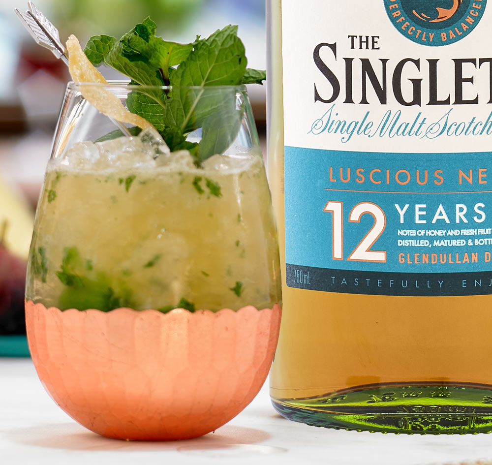 Singleton Ginger Mojito Whisky Cocktail Mix Drink